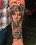 Chicano portrait tattoo