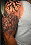 Half sleeve symbolizing finding  life’s direction