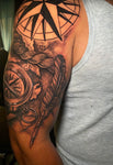 Half sleeve symbolizing finding  life’s direction