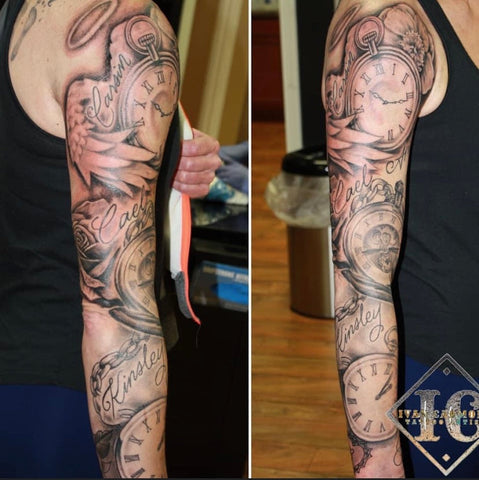 Floral sleeve dedicated to children