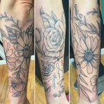 Floral half sleeve