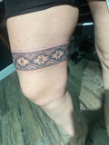 Leg band tattoo