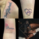 Arm Chest Lettering Script Letras Nombres Tatuaje Tattoo